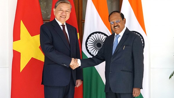 Việt Nam và Ấn Độ thúc đẩy hợp tác an ninh song phương