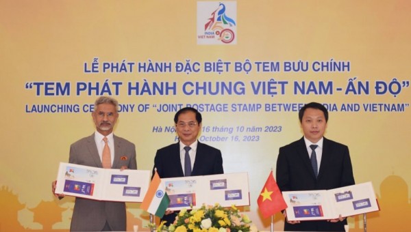 Việt Nam-Ấn Độ phát hành bộ tem chung quảng bá hình ảnh hai đất nước