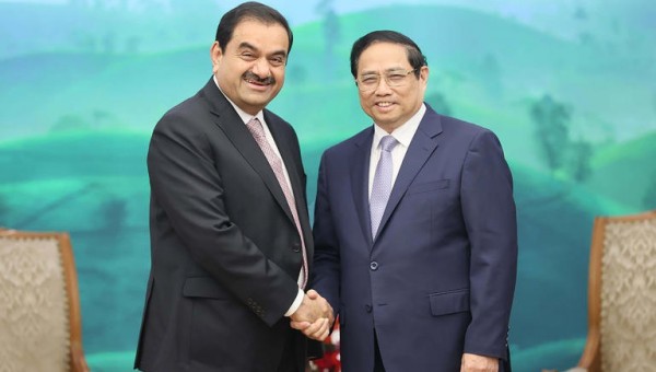 Thủ tướng Phạm Minh Chính tiếp ông Gautam Adani - Chủ tịch Tập đoàn Adani