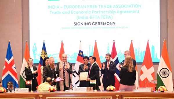Ấn Độ và Hiệp hội Thương mại tự do châu Âu ký Hiệp định Đối tác Kinh tế và Thương mại