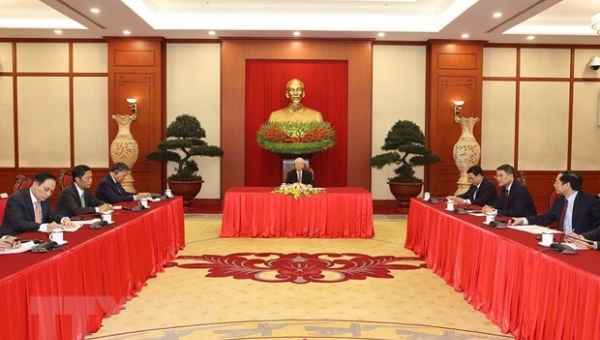 Tổng Bí thư Nguyễn Phú Trọng điện đàm với Thủ tướng Ấn Độ