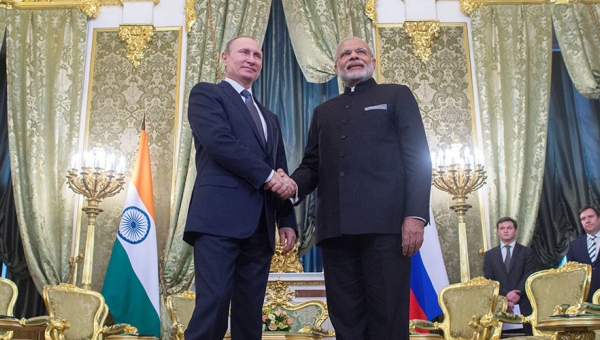 Lãnh đạo Nga - Ấn Độ ra tuyên bố chung về vấn đề Syria và Ukraine