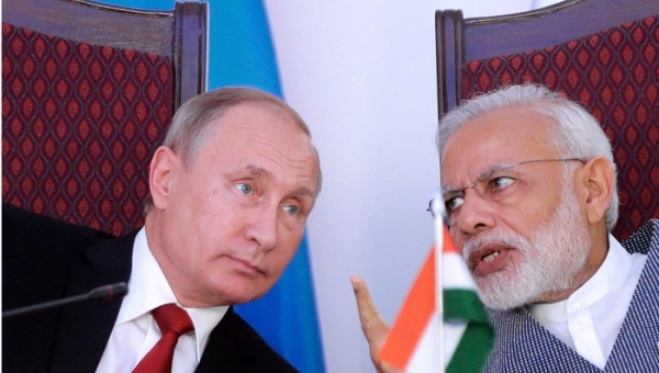 Mỹ-Trung theo dõi sát sao chuyến thăm Ấn Độ của Tổng thống Nga Putin
