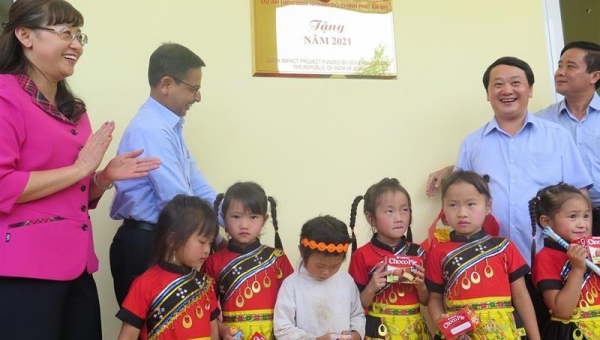 Ấn Độ chung tay “nâng cấp” giáo dục miền núi Lào Cai