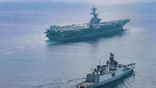 Ấn Độ và Mỹ tổ chức tập trận chung ở Đông Ấn Độ Dương