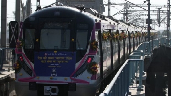 Ấn Độ khai trương tuyến tàu điện ngầm không người lái đầu tiên