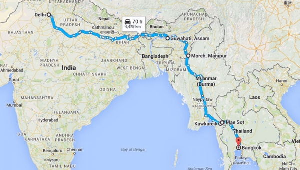 Ấn Độ, Thái Lan, Myanmar xây dựng đường cao tốc kết nối dài 1.400km