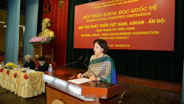 Bài phát biểu của Bà Preeti Saran, Đại sứ đặc mệnh toàn quyền Ấn Độ tại Việt Nam, tại Hội thảo khoa học quốc tế "Hợp tác phát triển Việt Nam, ASEAN - Ấn Độ: Thực trạng và triển vọng"