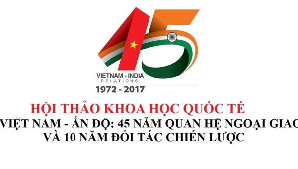 Giấy mời viết bài và tham dự Hội thảo quốc tế "Việt Nam - Ấn Độ: 45 năm Quan hệ ngoại giao và 10 năm Đối tác chiến lược"