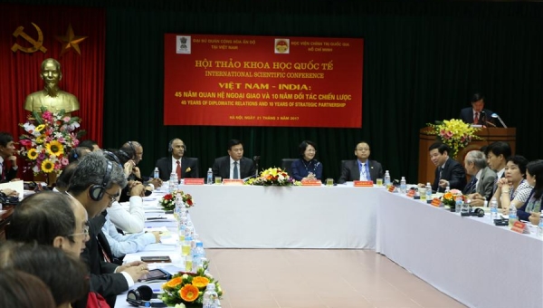 Hội thảo khoa học quốc tế “Việt Nam - Ấn Độ: 45 năm Quan hệ ngoại giao và 10 năm Đối tác chiến lược”
