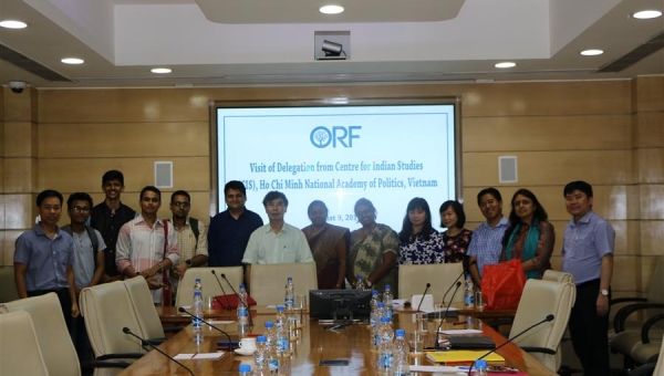 Trung tâm Nghiên cứu Ấn Độ, Học viện Chính trị quốc gia Hồ Chí Minh cùng tổ chức tọa đàm, trao đổi học thuật với Quỹ Nghiên cứu các nhà quan sát (ORF) của Ấn Độ