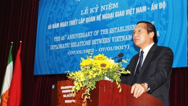 Phát biểu của đồng chí Trương Minh Tuấn tại lễ mít tinh kỷ niêm 45 năm thiết lập quan hệ ngoại giao đầy đủ Việt Nam - Ấn Độ