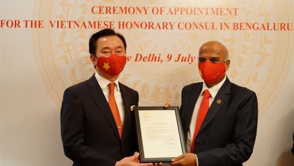 Lần đầu tiên có Lãnh sự danh dự Việt Nam tại Ấn Độ
