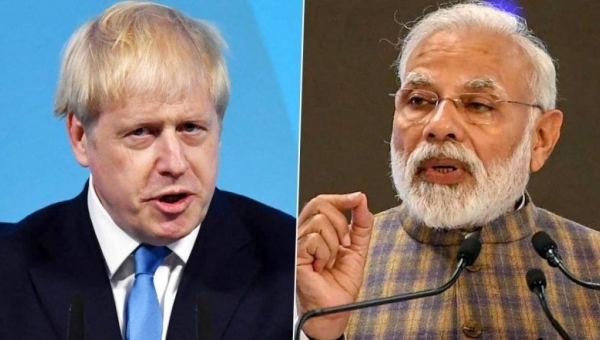 Thủ tướng Ấn Độ Modi điện đàm thảo luận cùng Thủ tướng Anh Johnson, cam kết làm sâu sắc hơn mối quan hệ vào năm 2021