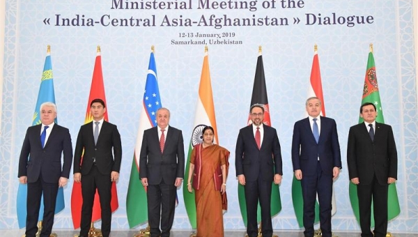 Ấn Độ đề xuất nhóm phát triển chung trong cuộc đối thoại đầu tiên với khu vực Trung Á
