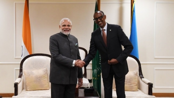 Ông N. Modi trở thành Thủ tướng Ấn Độ đầu tiên thăm Rwanda