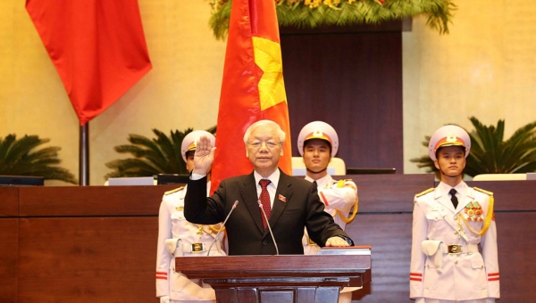 Tổng thống và hai Đảng Cộng sản Ấn Độ chúc mừng Tổng Bí thư Nguyễn Phú Trọng được bầu làm Chủ tịch nước