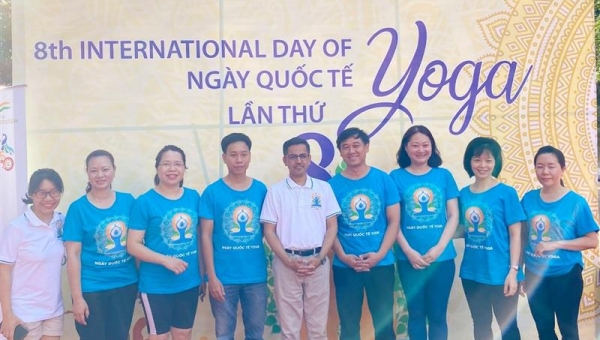 Trung tâm Nghiên cứu Ấn Độ tham gia ngày Quốc tế Yoga năm 2022