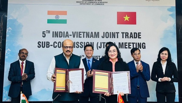 Việt Nam và Ấn Độ tổ chức cuộc họp thứ 5 Tiểu ban Thương mại hỗn hợp