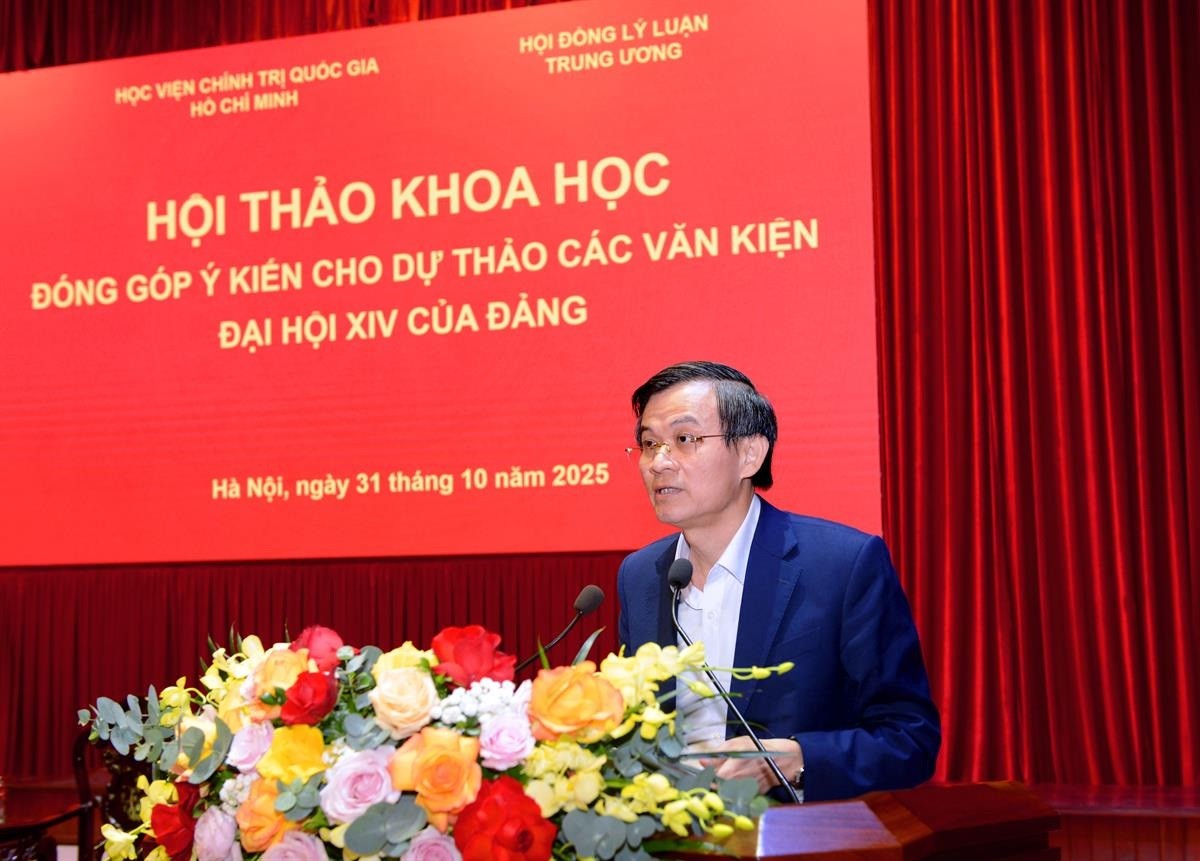 Học viện Chính trị quốc gia Hồ Chí Minh tổ chức Hội thảo khoa học “Đóng góp ý kiến cho Dự thảo các văn kiện Đại hội XIV của Đảng”