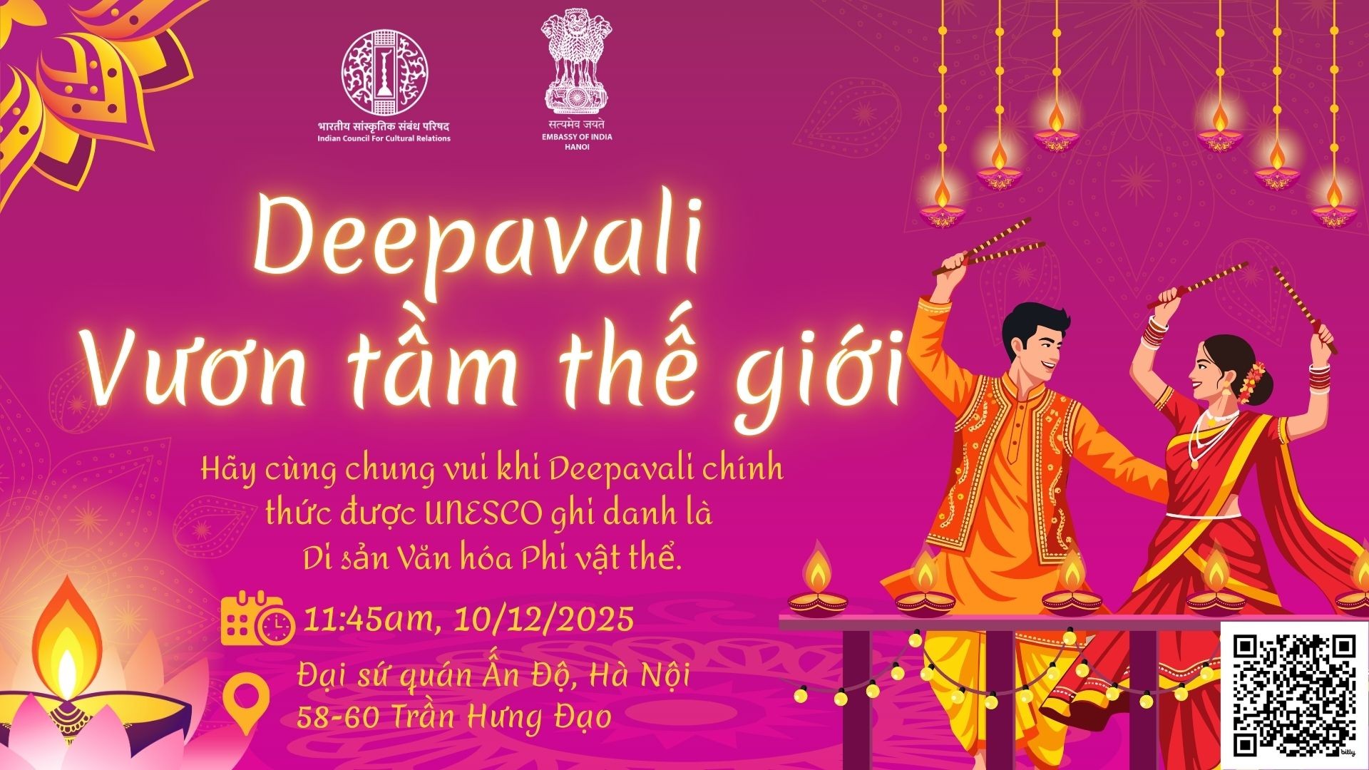 UNESCO công nhận lễ hội ánh sáng Deepavali (Diwali) là di sản văn hóa phi vật thể của nhân loại