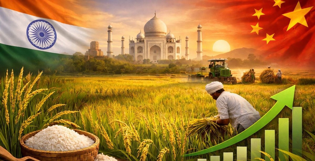 Ấn Độ vượt Trung Quốc trở thành nước sản xuất lúa lớn nhất thế giới