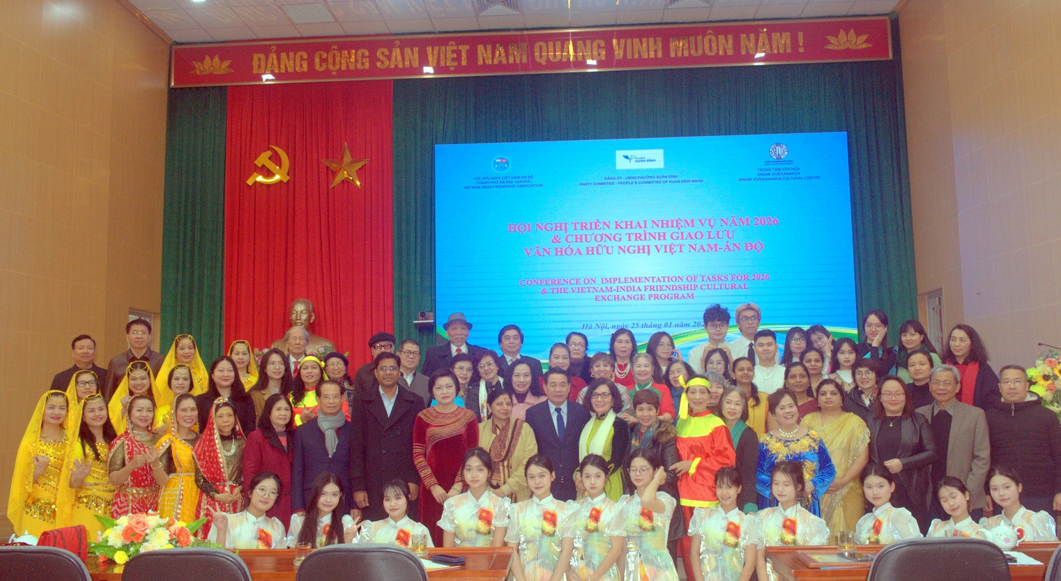 Trung tâm Nghiên cứu Ấn Độ tham dự Hội nghị triển khai hoạt động năm 2026 của Hội Hữu nghị Việt Nam - Ấn Độ TP. Hà Nội