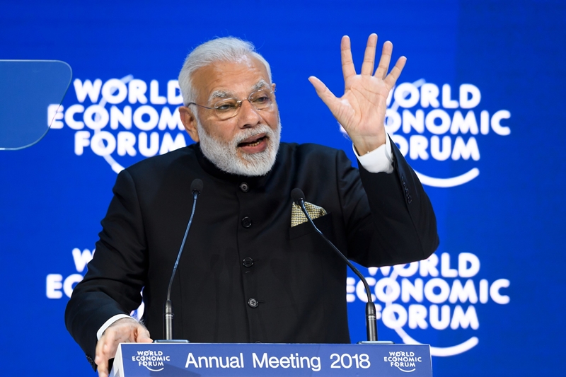 Ấn Độ là một nền kinh tế mở, Thủ tướng Narendra Modi phát biểu tại Diễn đàn Kinh tế thế giới